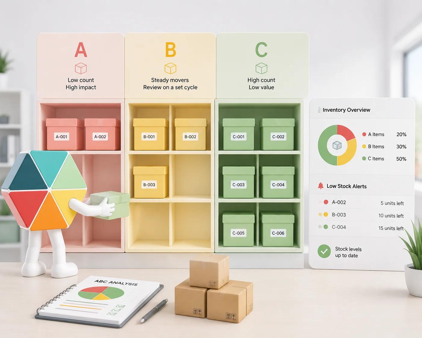 ABC Analysis in Inventory Management: Worked Example