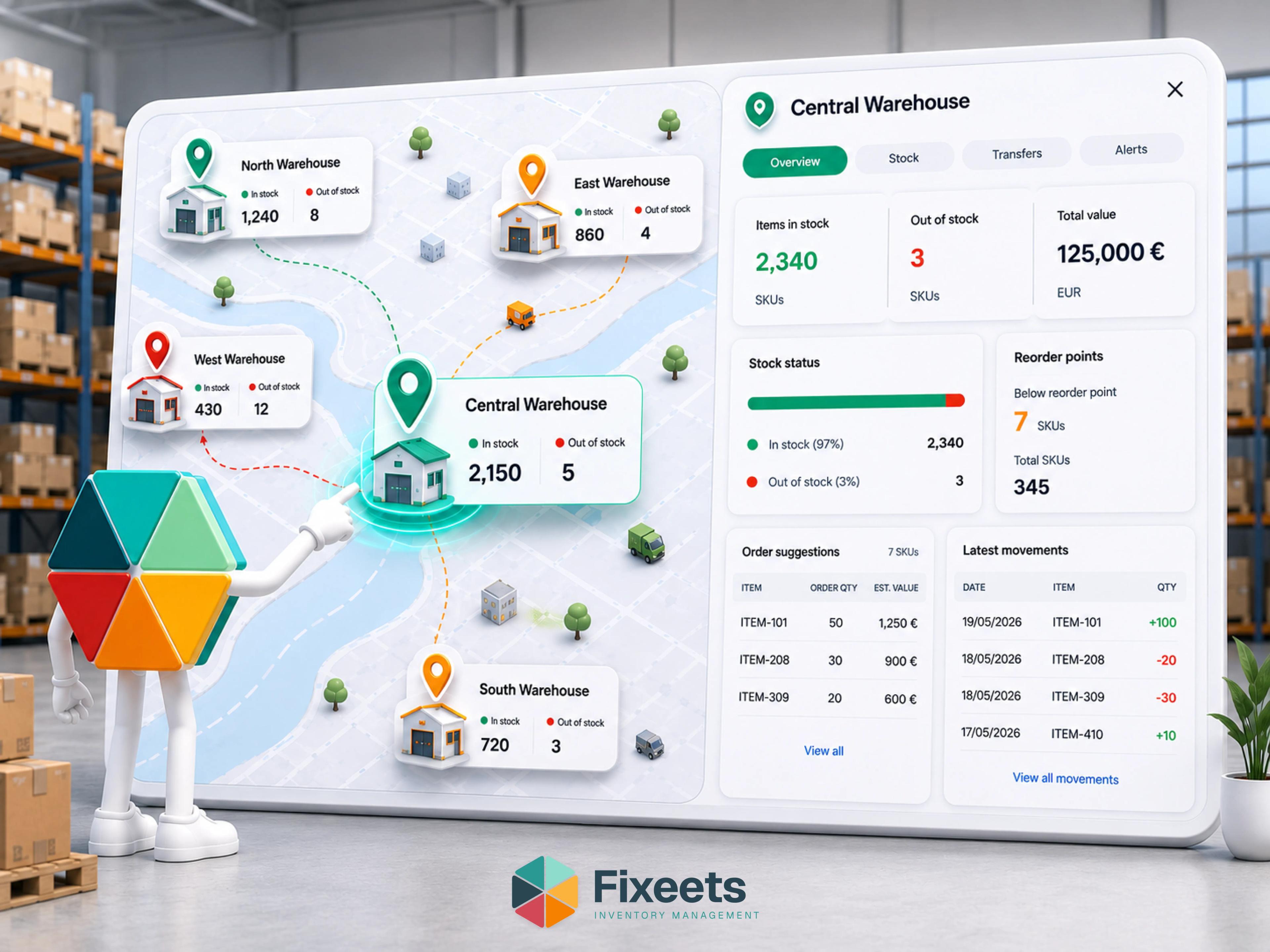 Multi-Location Inventory Management in Google Sheets